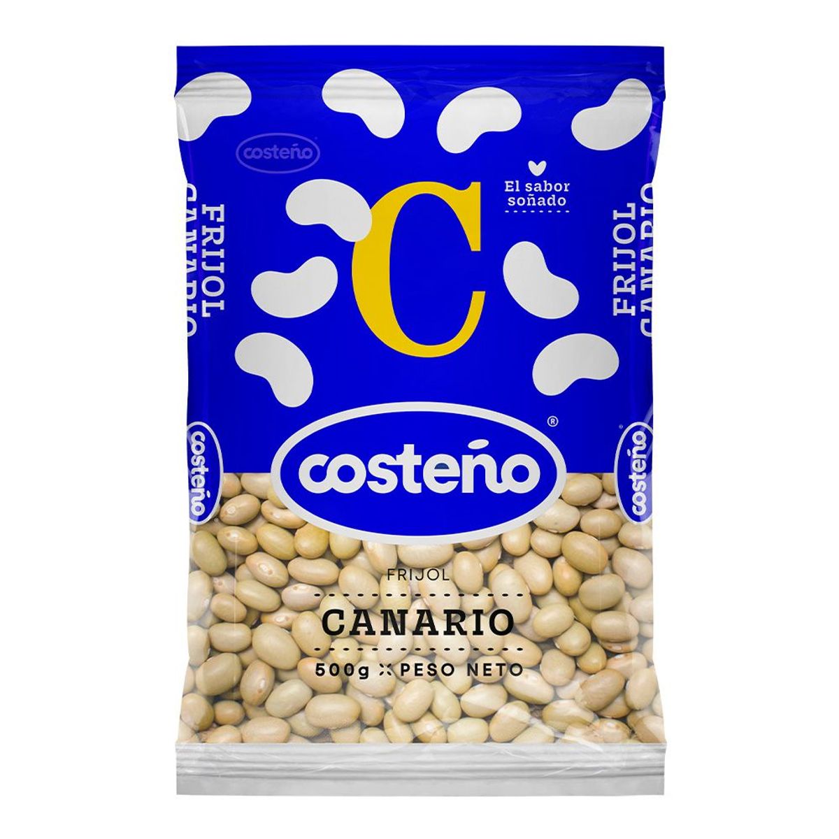 COSTENO - Frijol Canario Menestra Costeño Bolsa 500 g