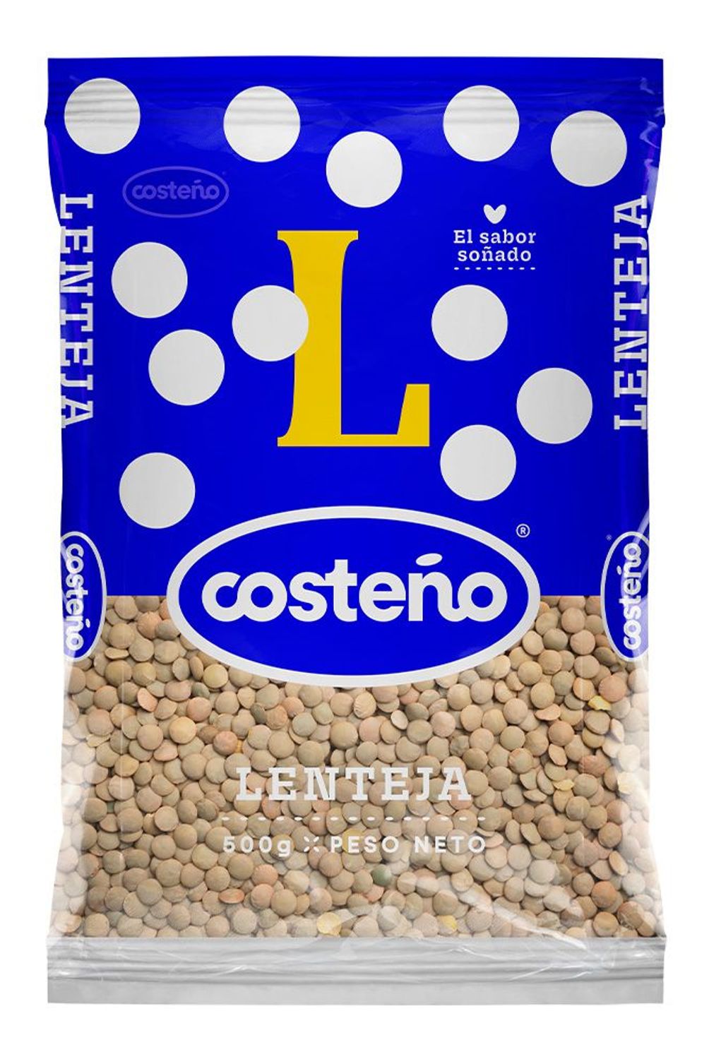 COSTENO - Lenteja Menestra Costeño Bolsa 500 g