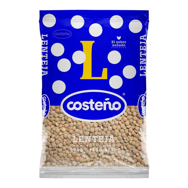COSTENO - Lenteja Menestra Costeño Bolsa 500 g