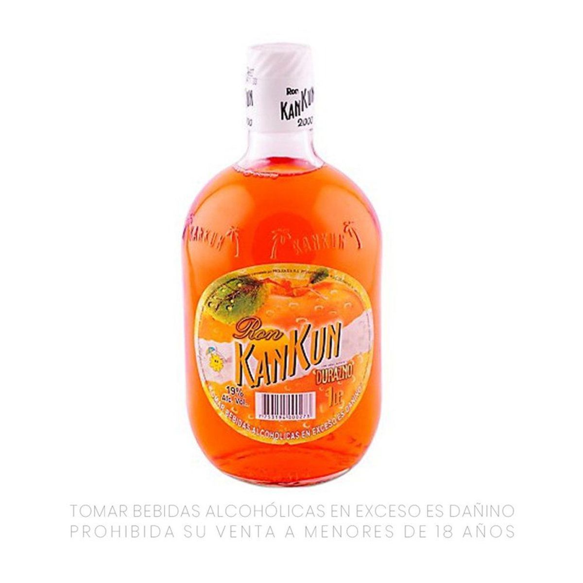 KAN KUN - Ron Kan Kun Durazno Botella 1 L