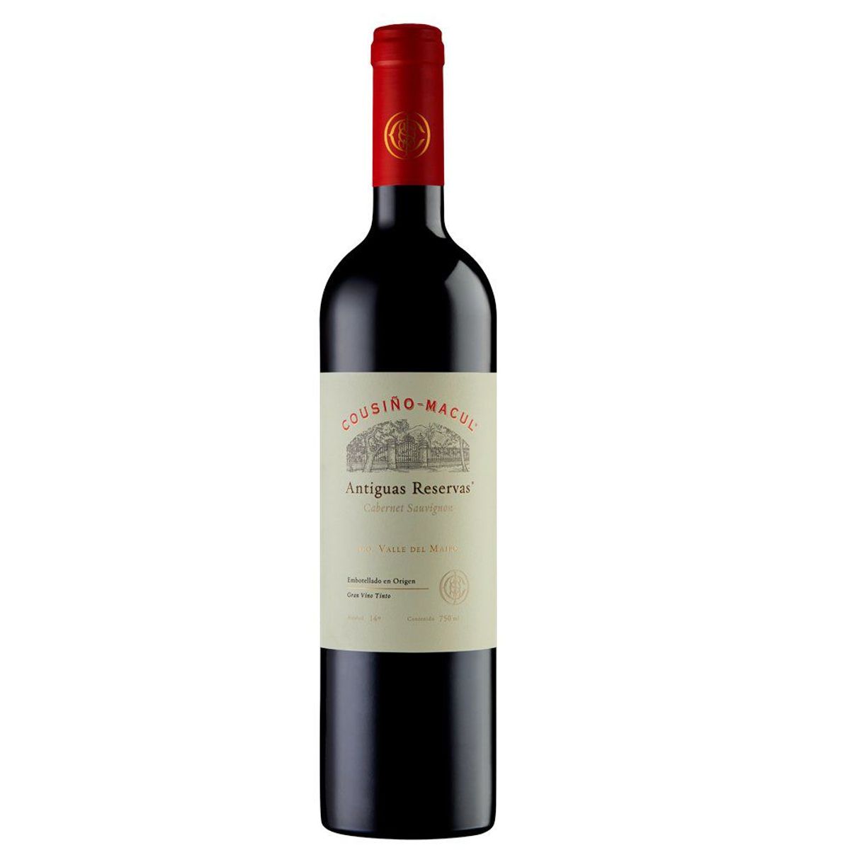 COUSINO MACUL - Vino Tinto Cousiño Macul Antiguas Reservas Cabernet Sauvignon Botella 750 mL