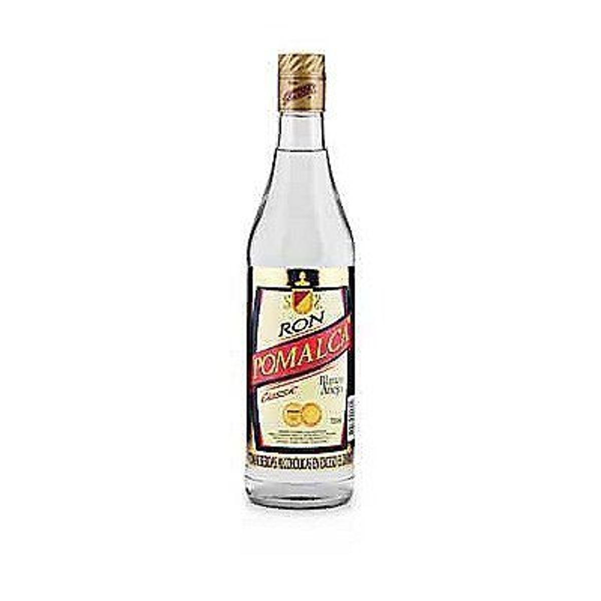 POMALCA - Ron Pomalca Blanco Añejo 40° Botella 750 mL