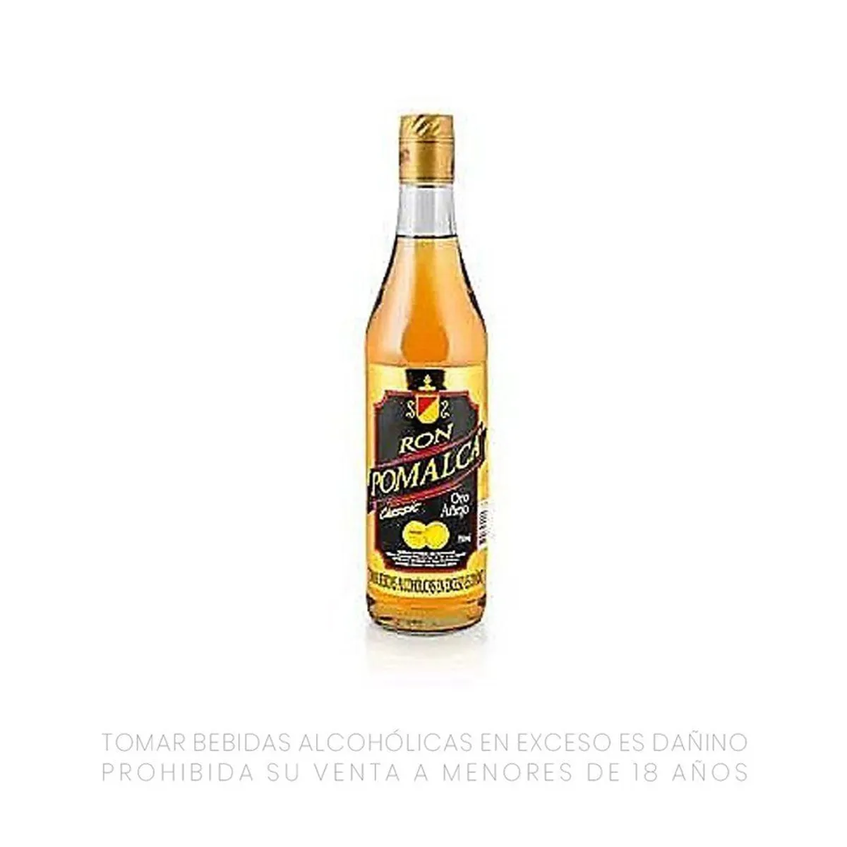 POMALCA - Ron Pomalca Oro Añejo Botella 750 mL