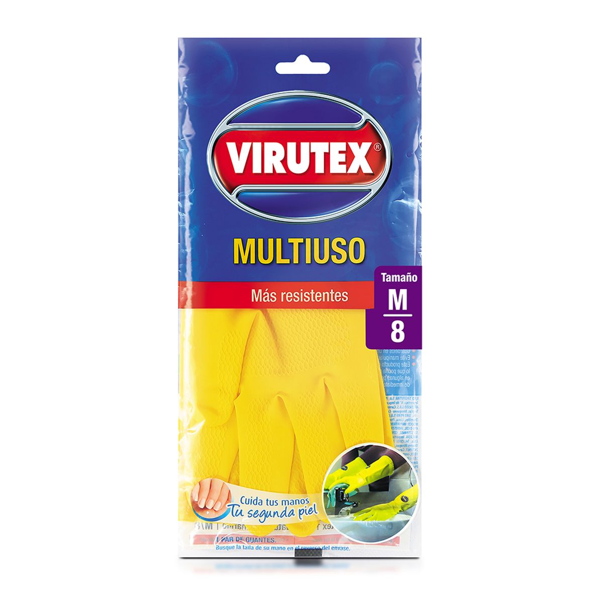 VIRUTEX - Guantes Multiusos Virutex Conveniente Talla M
