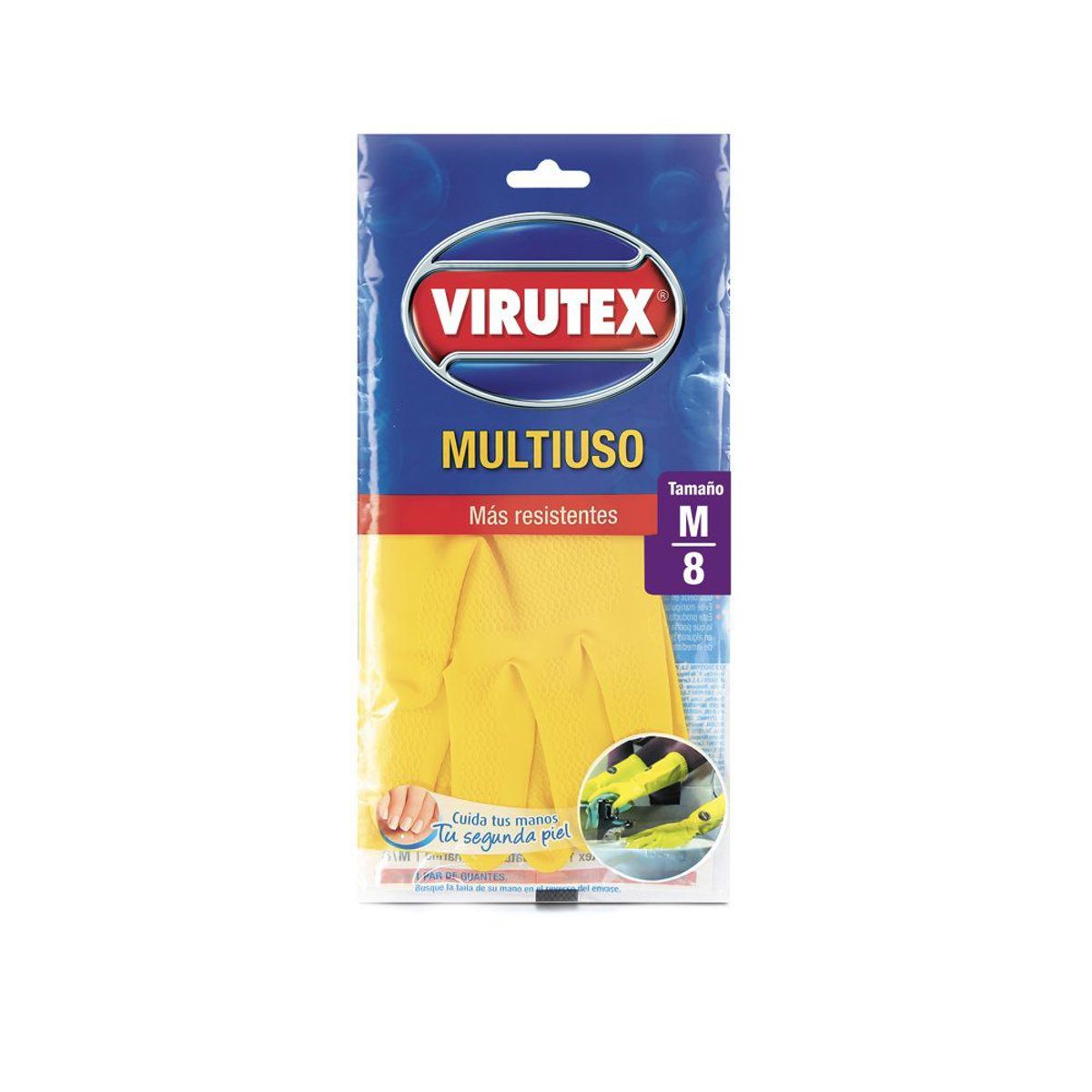VIRUTEX - Guantes Multiusos Virutex Conveniente Talla M