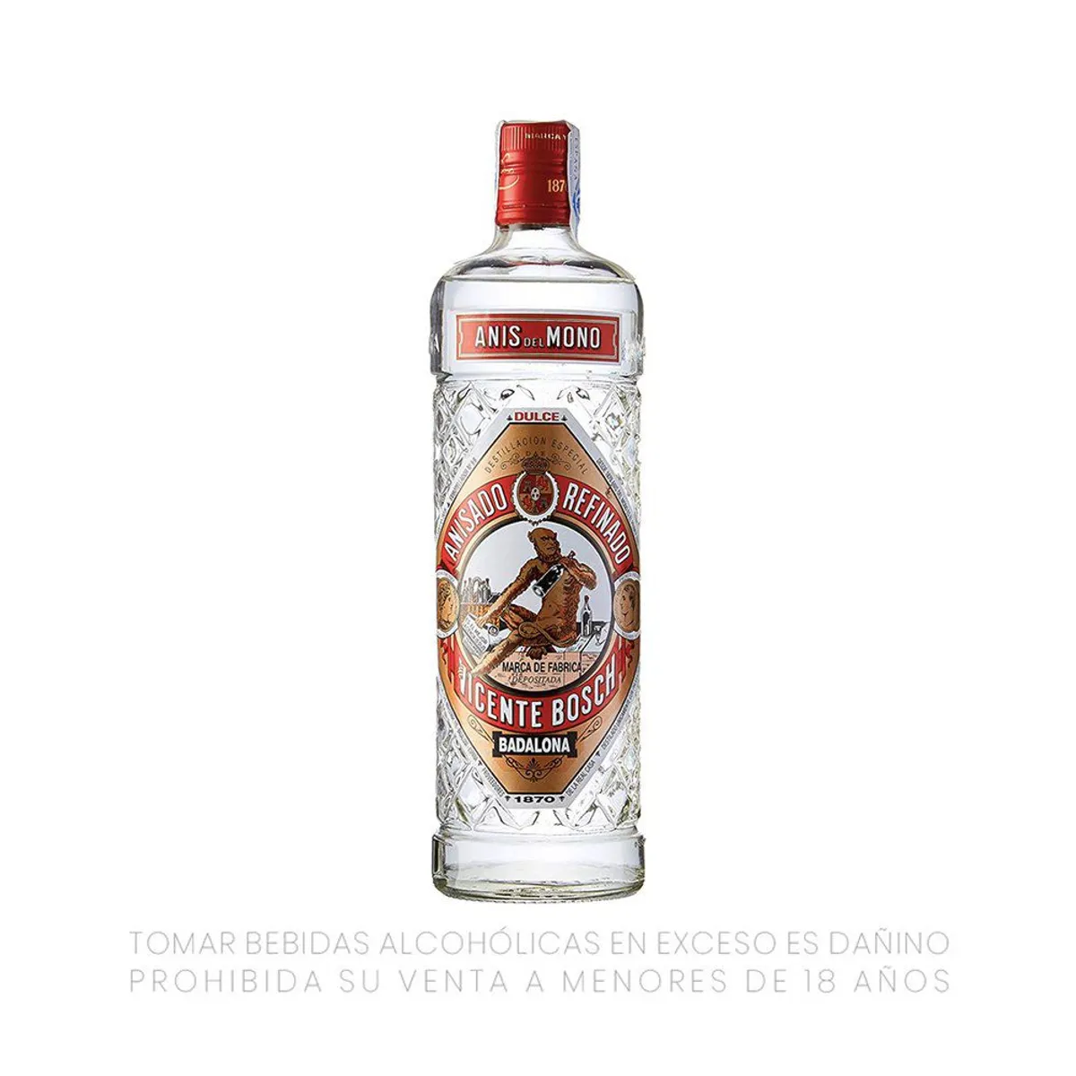 DEL MONO - Licor Anis Del Mono Refinado Dulce Botella 750 mL