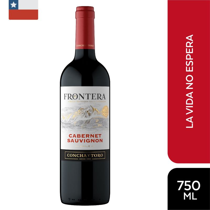 FRONTERA - Vino Tinto Frontera 12° Botella 750 mL