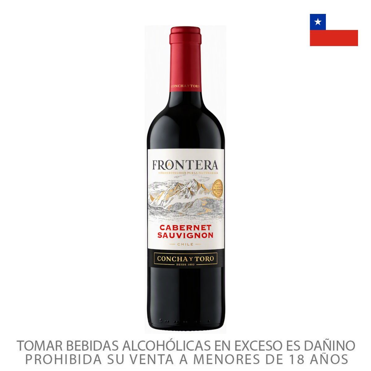 FRONTERA - Vino Tinto Frontera 12° Botella 750 mL