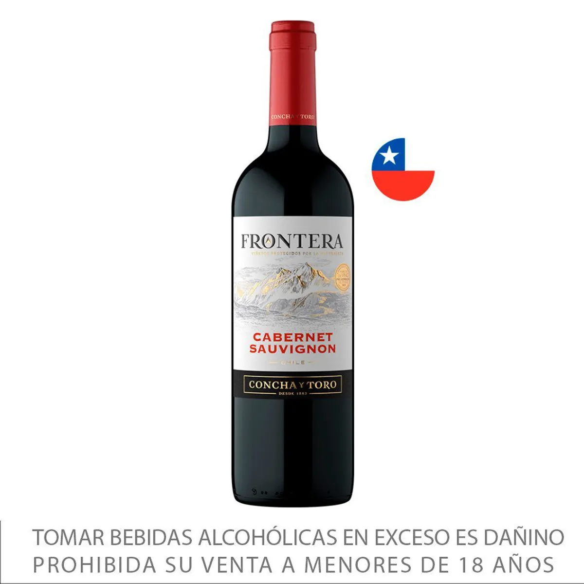FRONTERA - Vino Tinto Frontera 12° Botella 750 mL