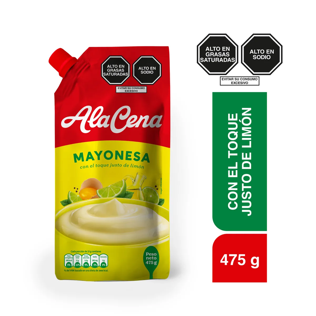 ALACENA - Mayonesa Alacena Doypack 475 g