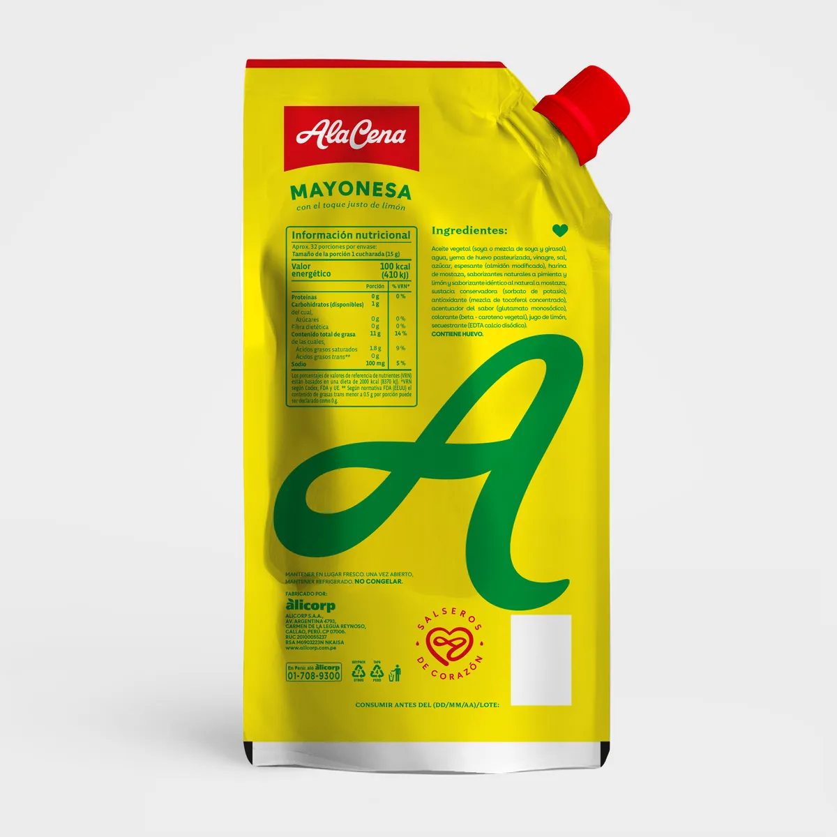 ALACENA - Mayonesa Alacena Doypack 475 g