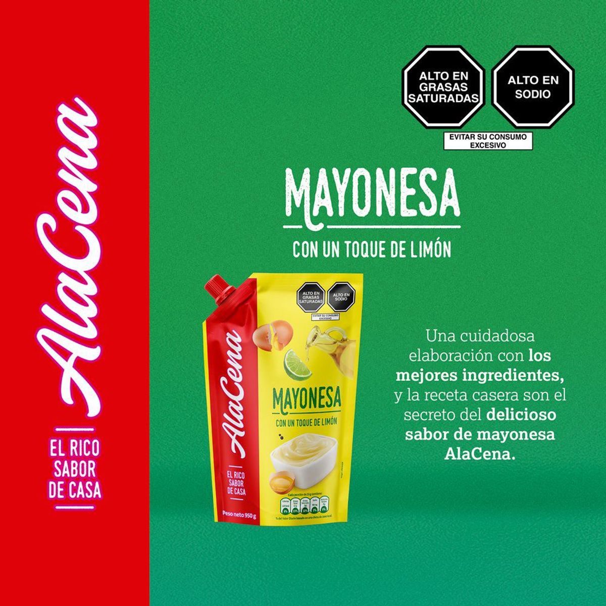 ALACENA - Mayonesa  Alacena 950 g