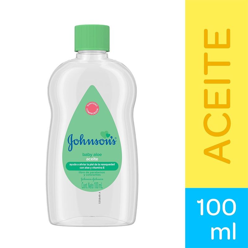 JOHNSONS BABY - Aceite Aloe Vera Johnson's Baby 100 mL