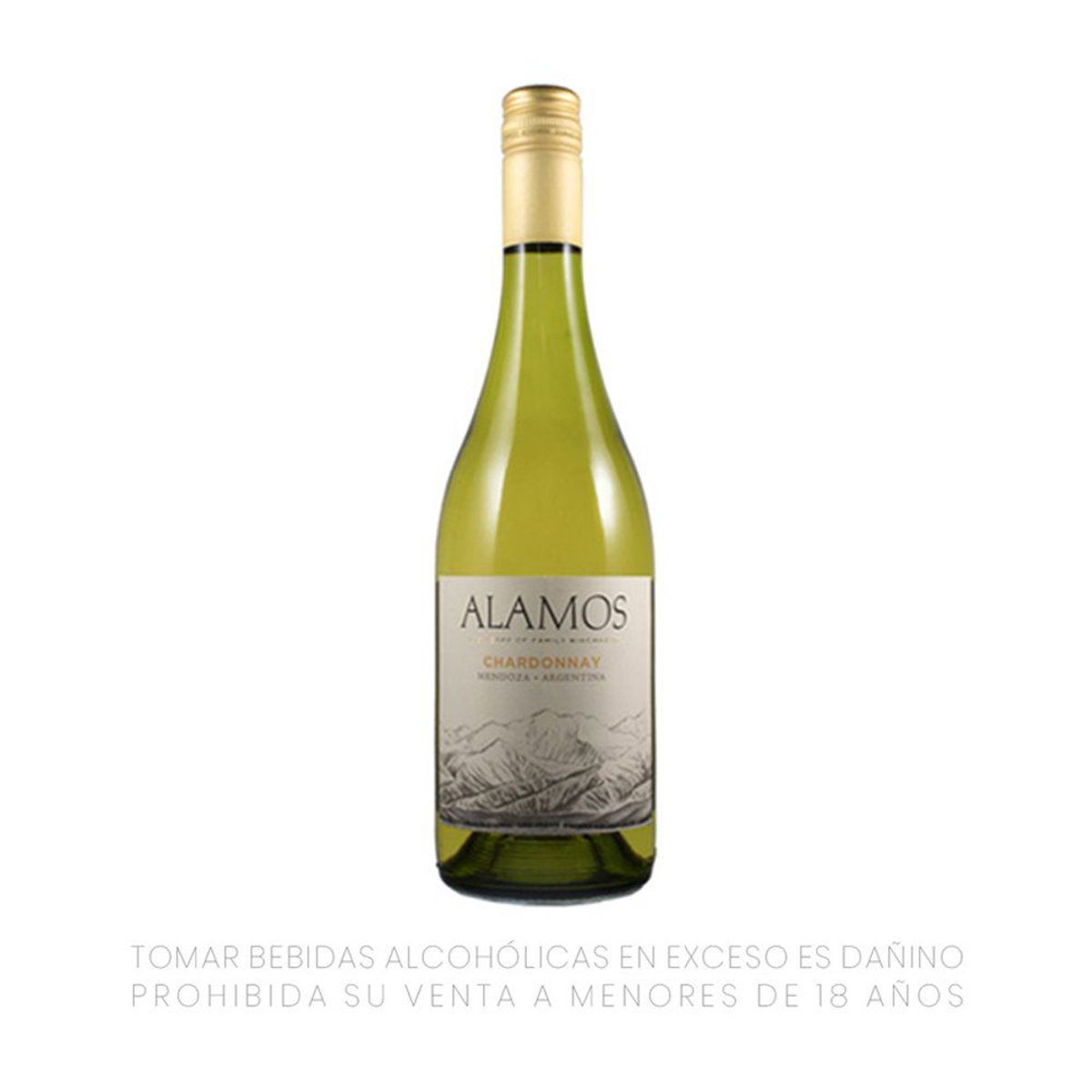 ALAMOS - Vino Chardonay Alamos 13.5° Botella 750 mL