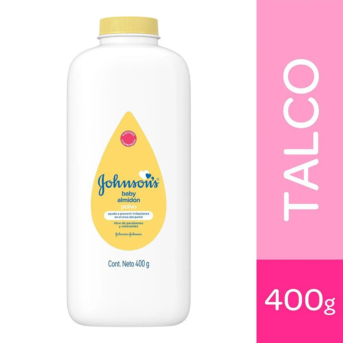 JOHNSONS BABY - Polvo de Almidón Johnsons Baby Envase 400 g