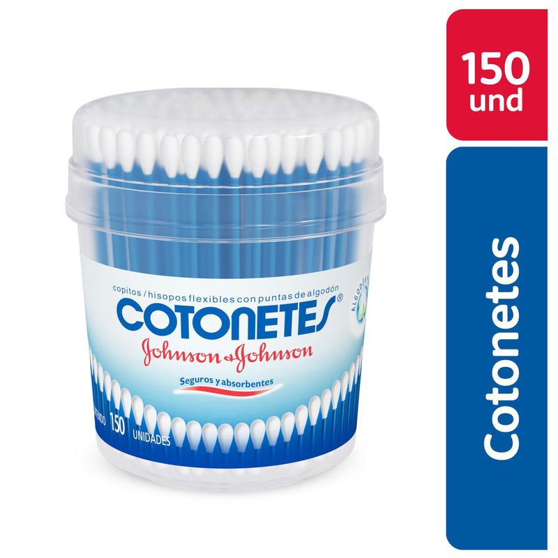 JOHNSONS - Hisopos Johnsons Cotonetes Empaque 150 Und