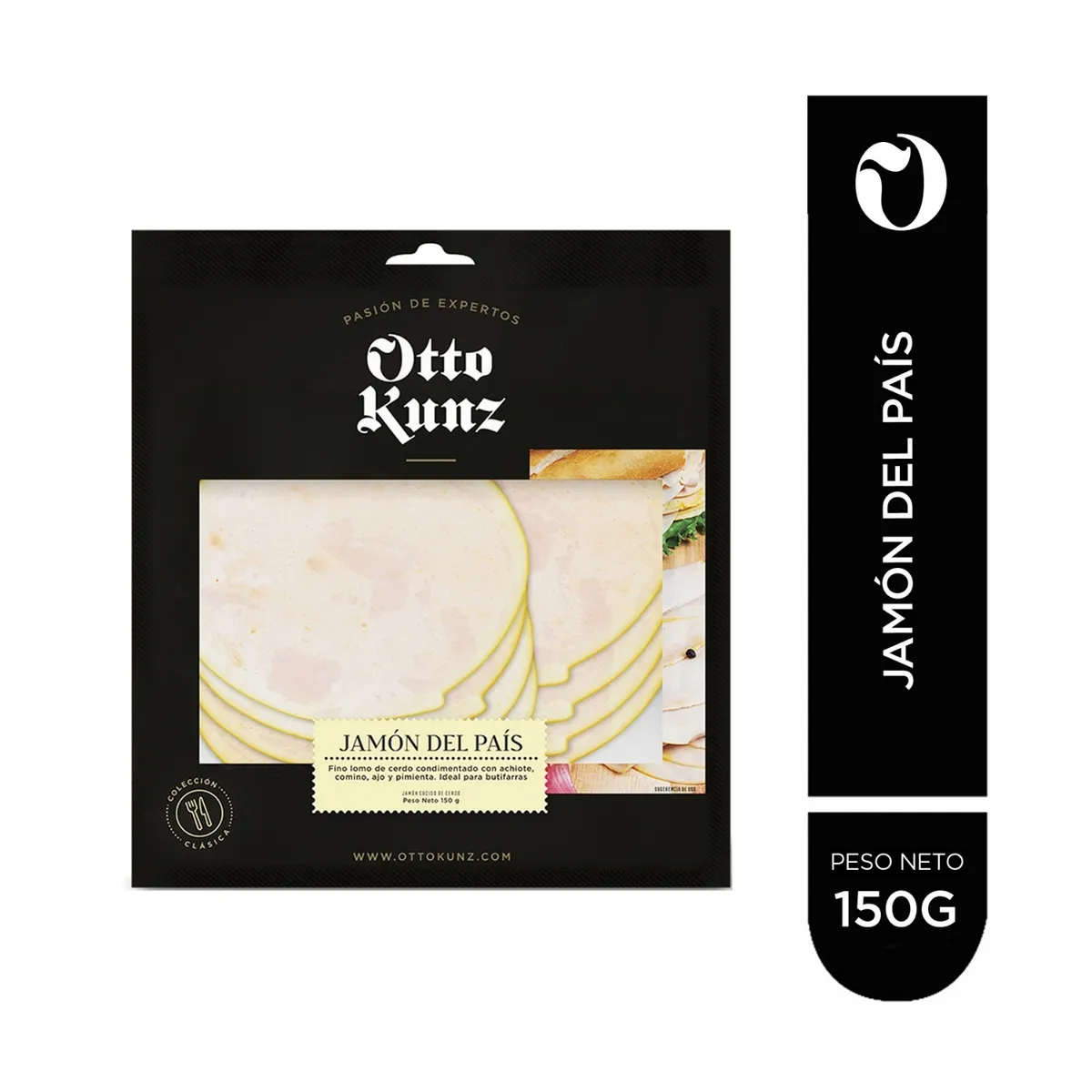 OTTO KUNZ - Jamón del País Otto Kunz Empaque 150 g
