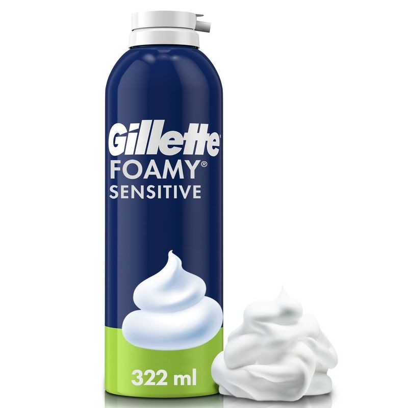 GILLETTE - Espuma De Afeitar Gillette Piel Sensible Envase 322 mL