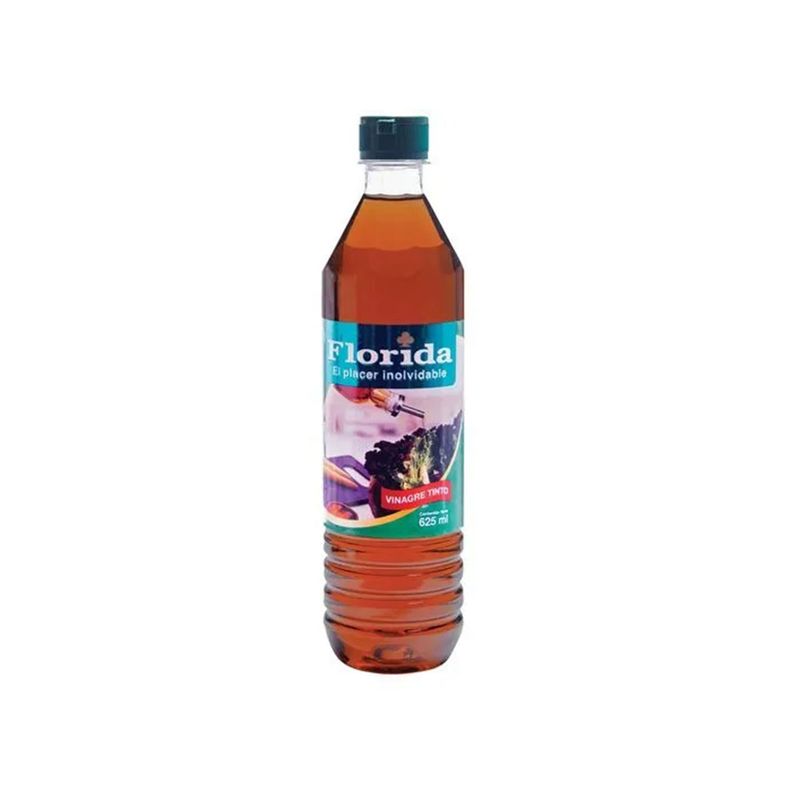 FLORIDA - Vinagre de Vino Tinto Florida Botella 625 mL