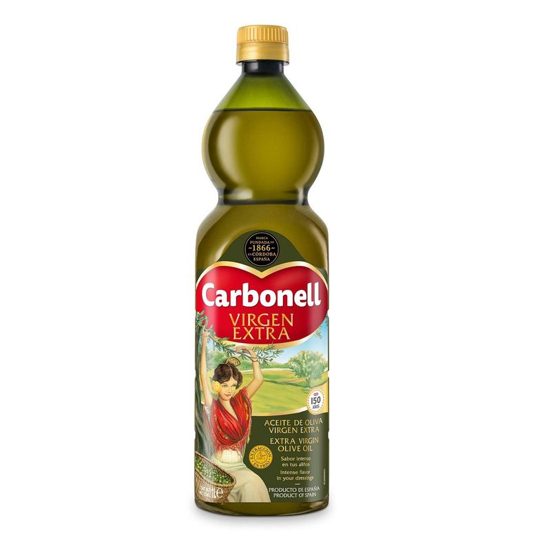 CARBONELL - Aceite de Oliva Carbonell Extra Virgen Botella 1 L
