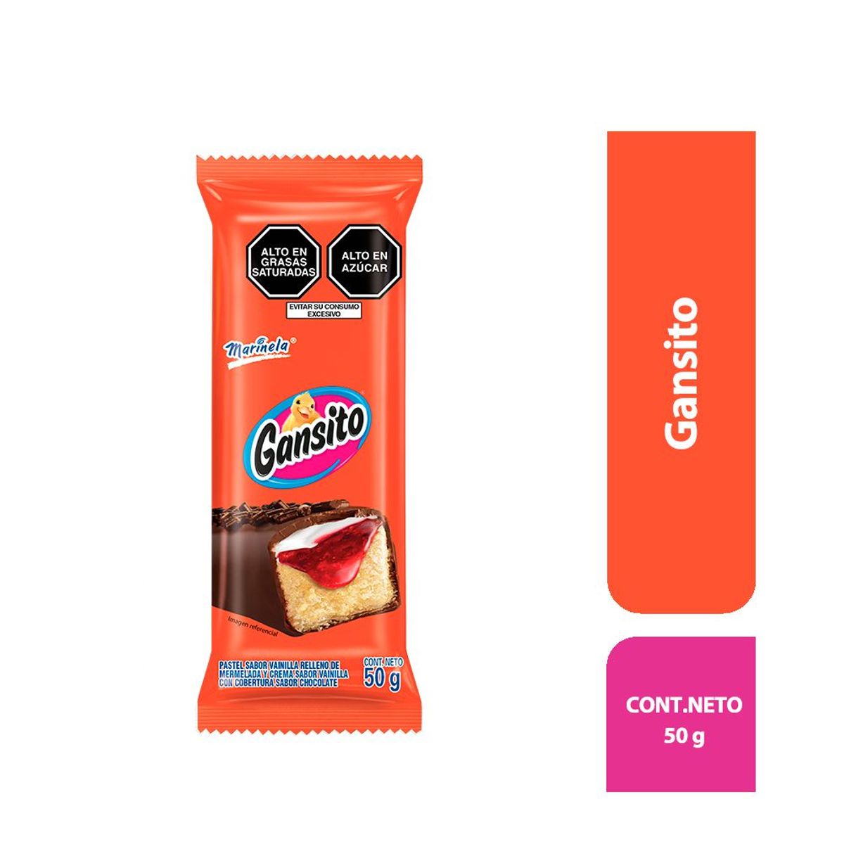 MARINELA - Gansito Marinela Bolsa 50 g