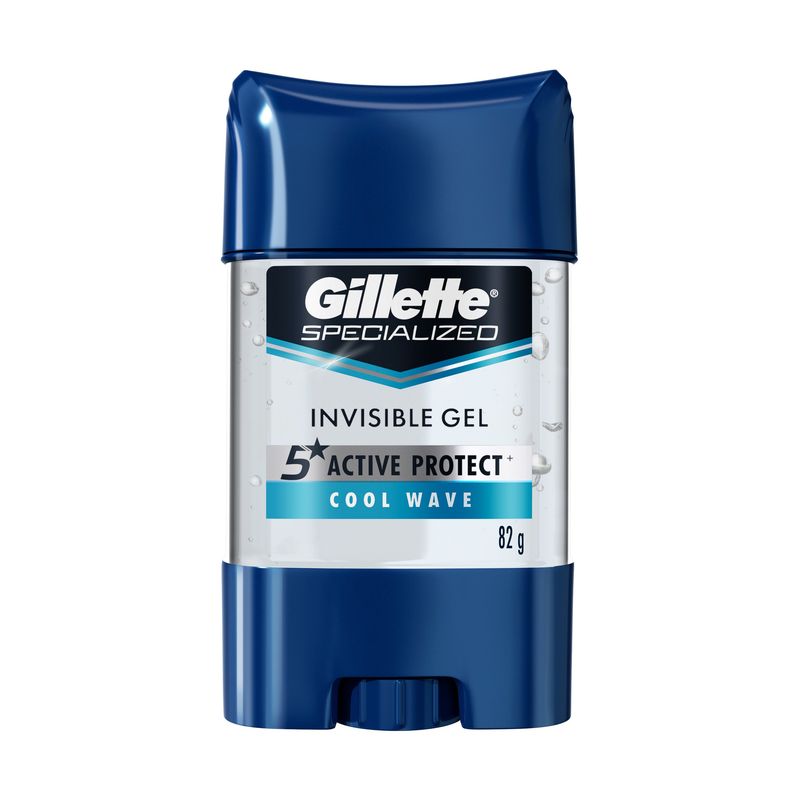 GILLETTE - Desodorante Gillette Gel Cool Wave Envase 82 g