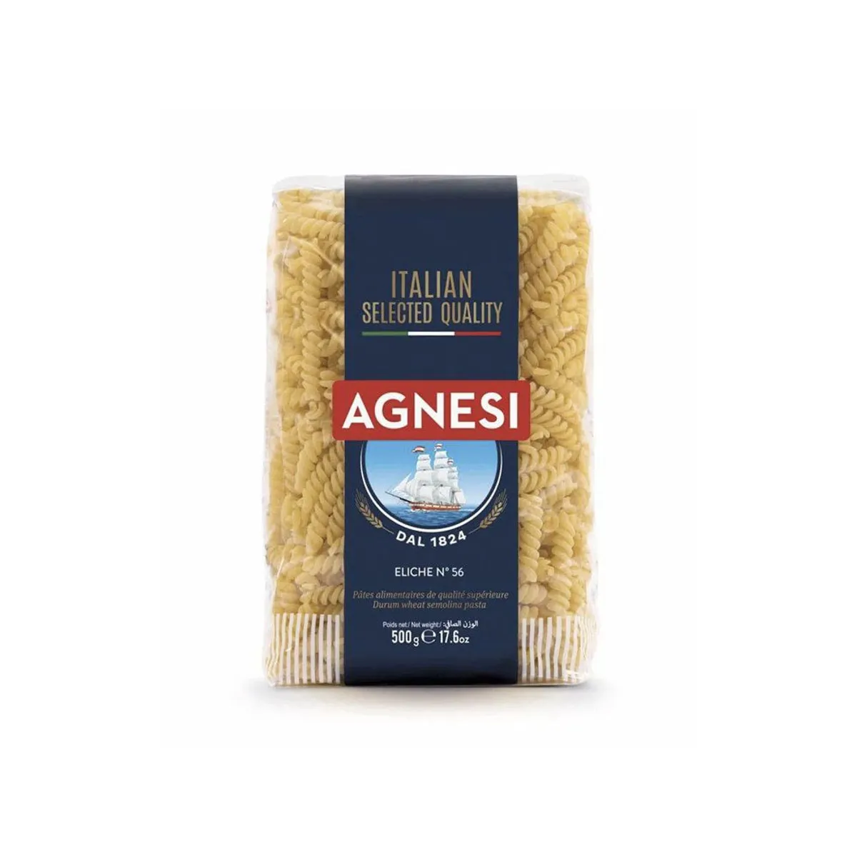 AGNESI - Fideo Eliche N°56 Agnesi Bolsa 500 g