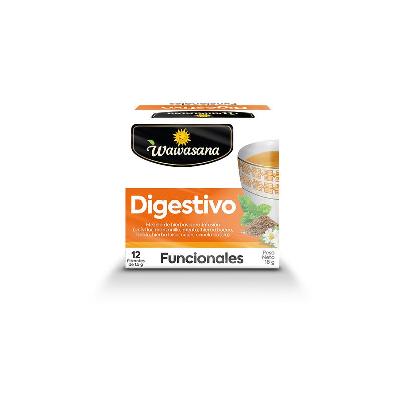 WAWASANA - Infusión Digestiva Wawasa Caja 12 Sobres