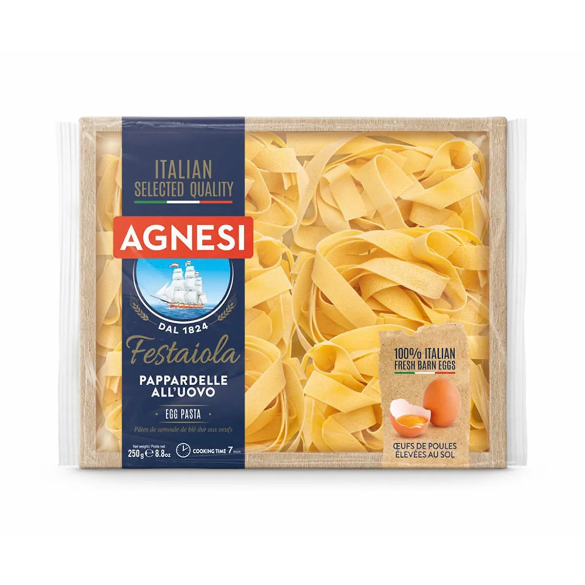 AGNESI - Fideos Agnesi Pappardelle Empaque 250 g