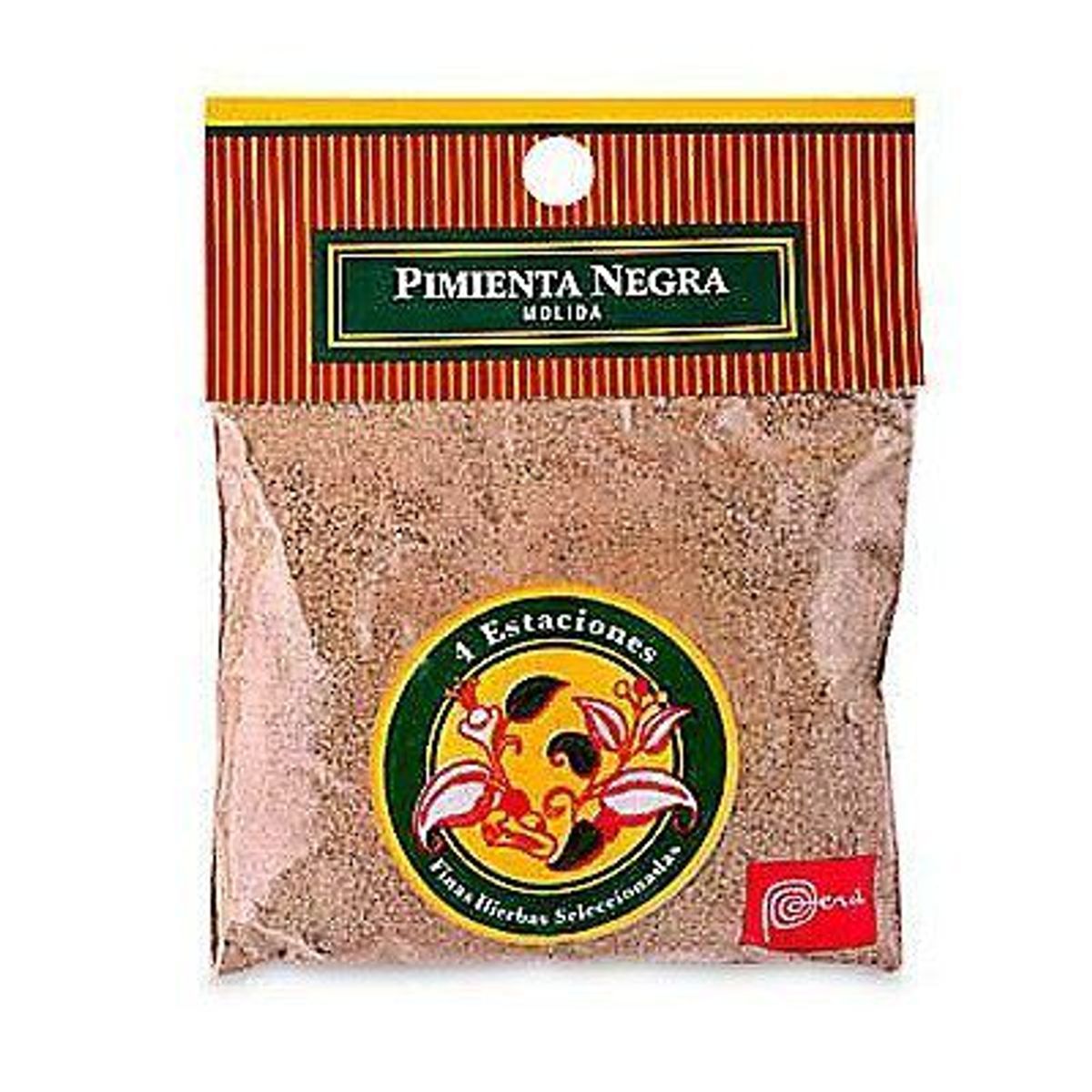 CUATRO ESTACIONES - Pimienta Negra Molida Cuatro Estaciones Bolsa 60 g