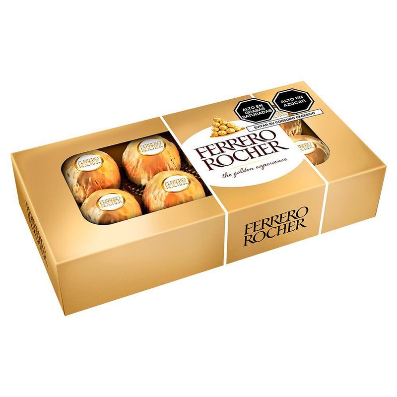 FERRERO ROCHER - Bombones de Chocolate  Ferrero Rocher 100 g