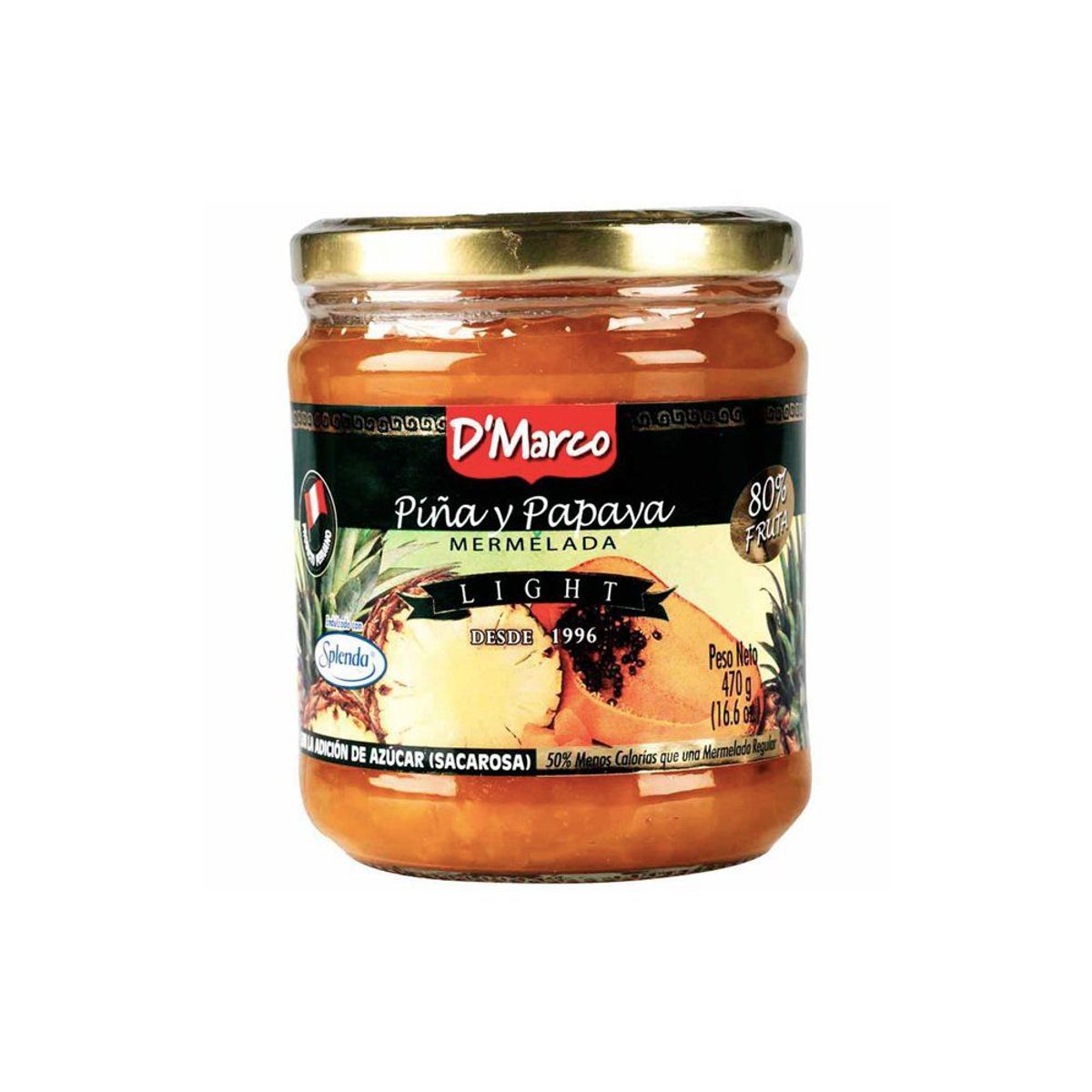 DMARCO - Mermelada Dietética de Piña y Papaya DMarco 210 g