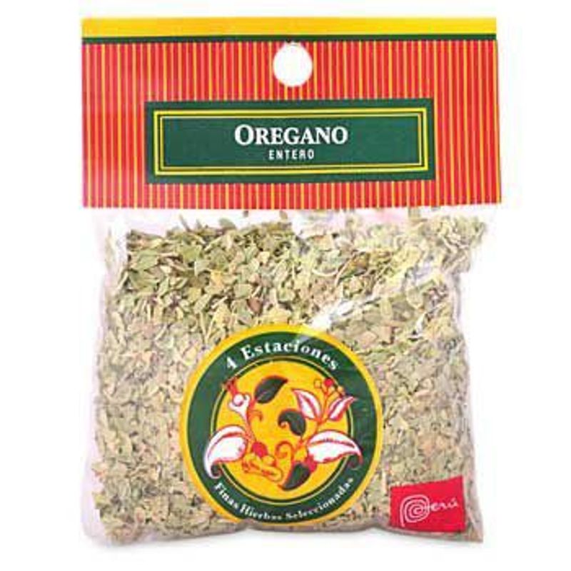 CUATRO ESTACIONES - Orégano Entero Cuatro Estaciones Bolsa 10 g