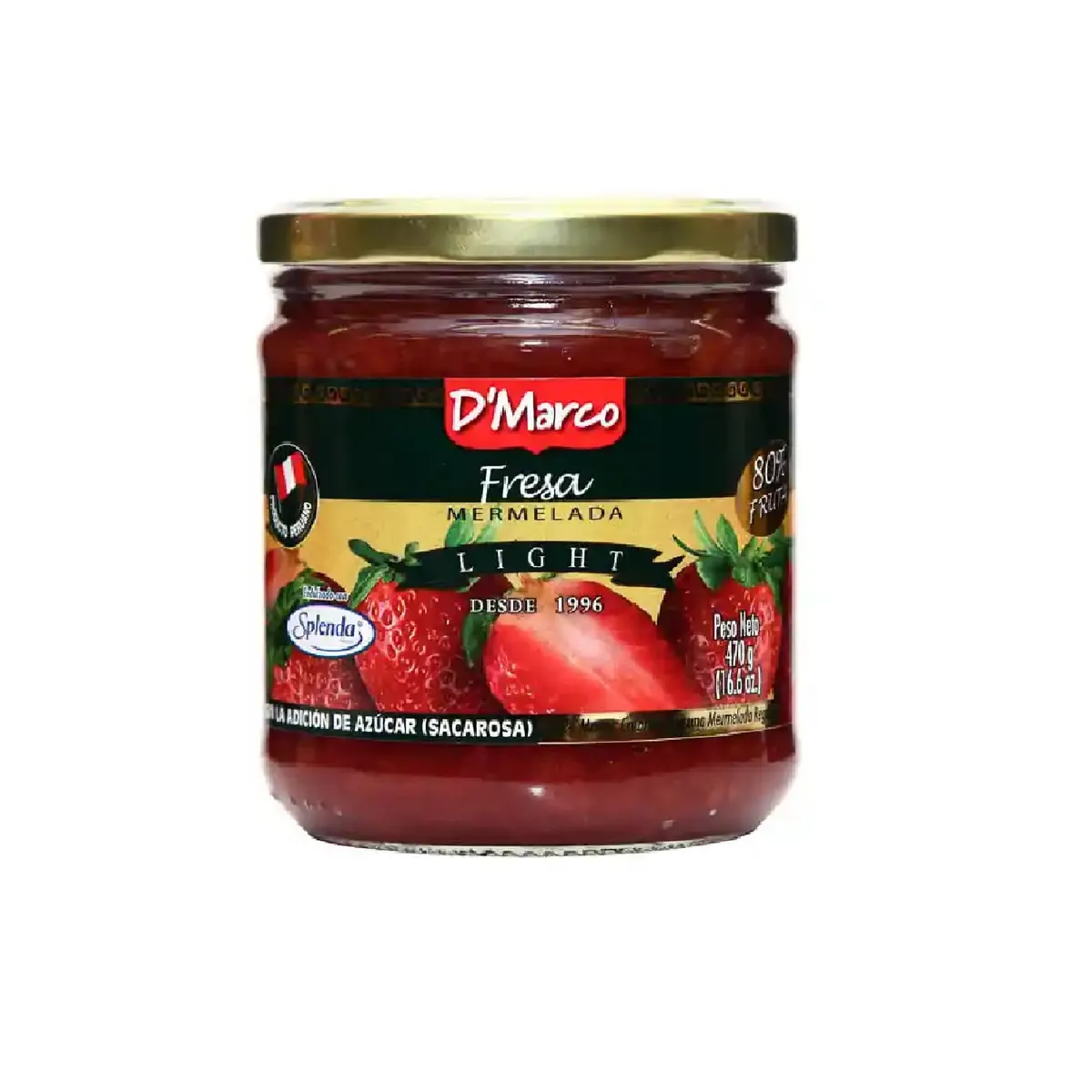DMARCO - Mermelada Light Dmarco Sabor A Fresa  Envase 470 g