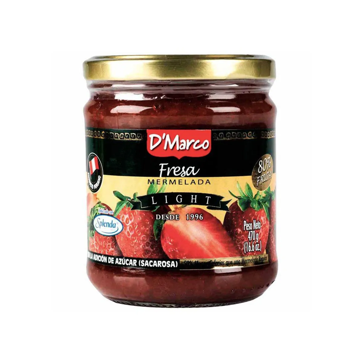 DMARCO - Mermelada Light Dmarco Sabor A Fresa  Envase 470 g