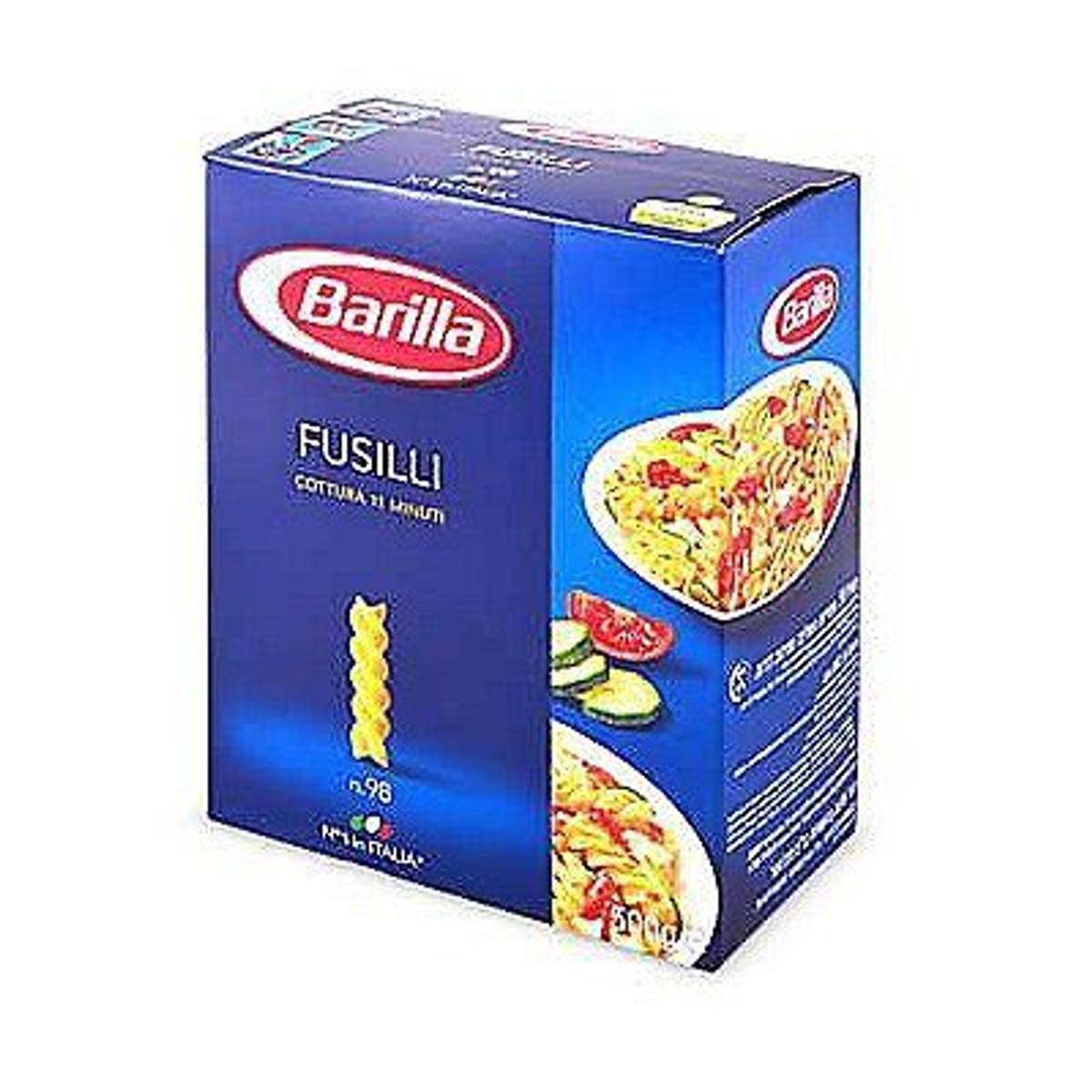 BARILLA - Fideo Fusilli Barilla Caja 500 g