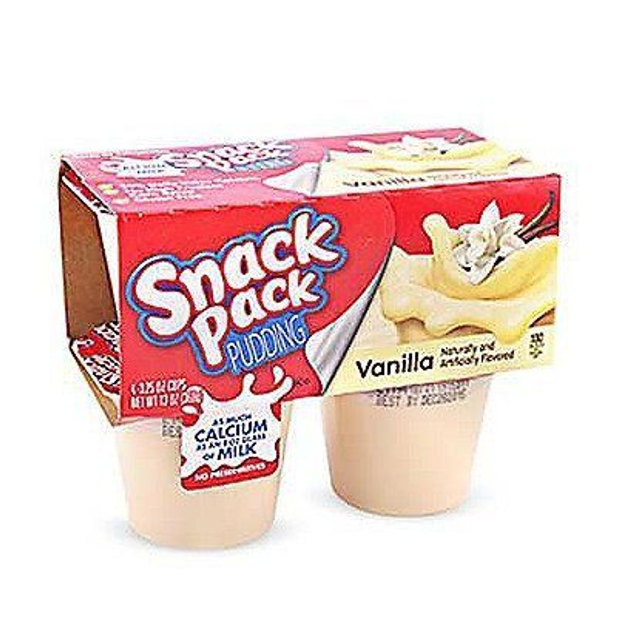 SNACK PACK - Pudín Snack Pack Vainilla Pack 4 Und