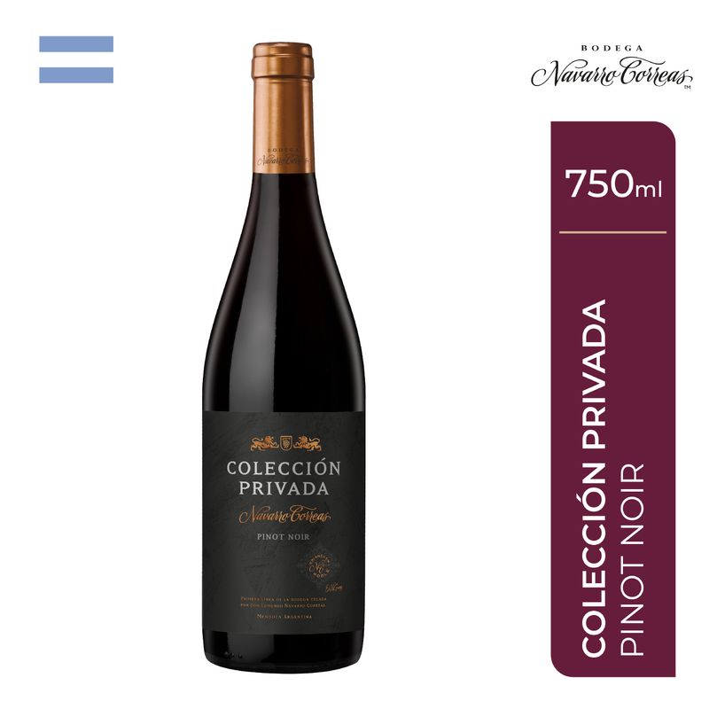  - Vino Navarro Correas Colección Privada Pinot Noir Botella 750 mL