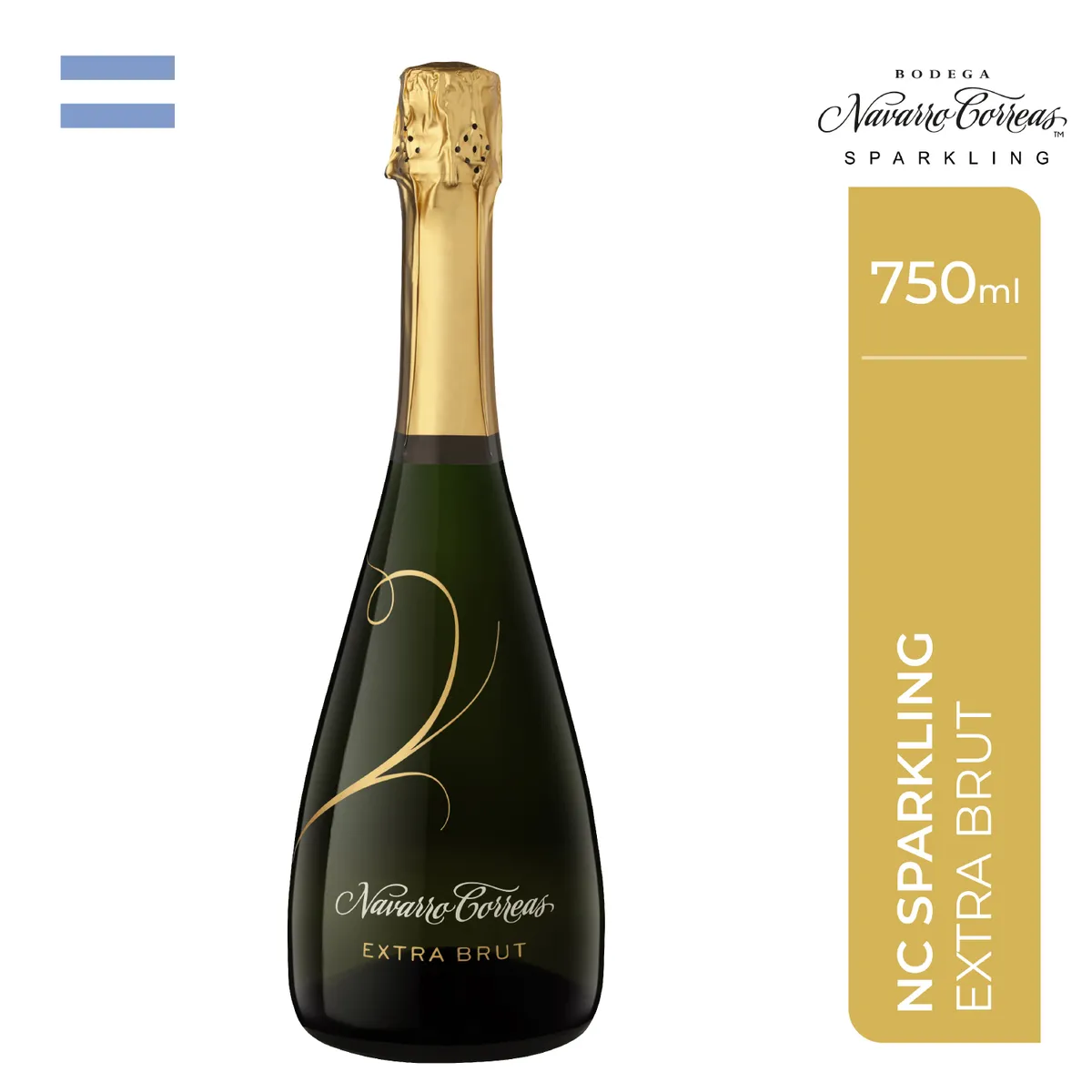 NAVARRO CORREAS - Espumante Navarro Correas Extra Brut Botella 750 mL