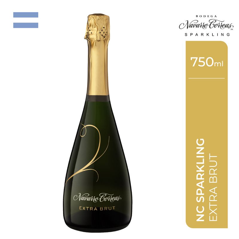 NAVARRO CORREAS - Espumante Navarro Correas Extra Brut Botella 750 mL