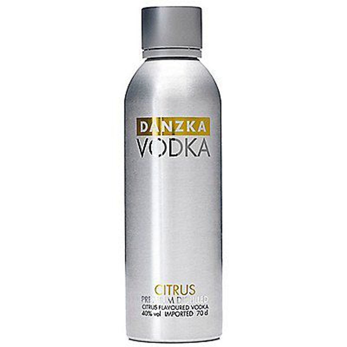 DANZKA - Vodka Destilado Premium Citrus Botella 750 mL