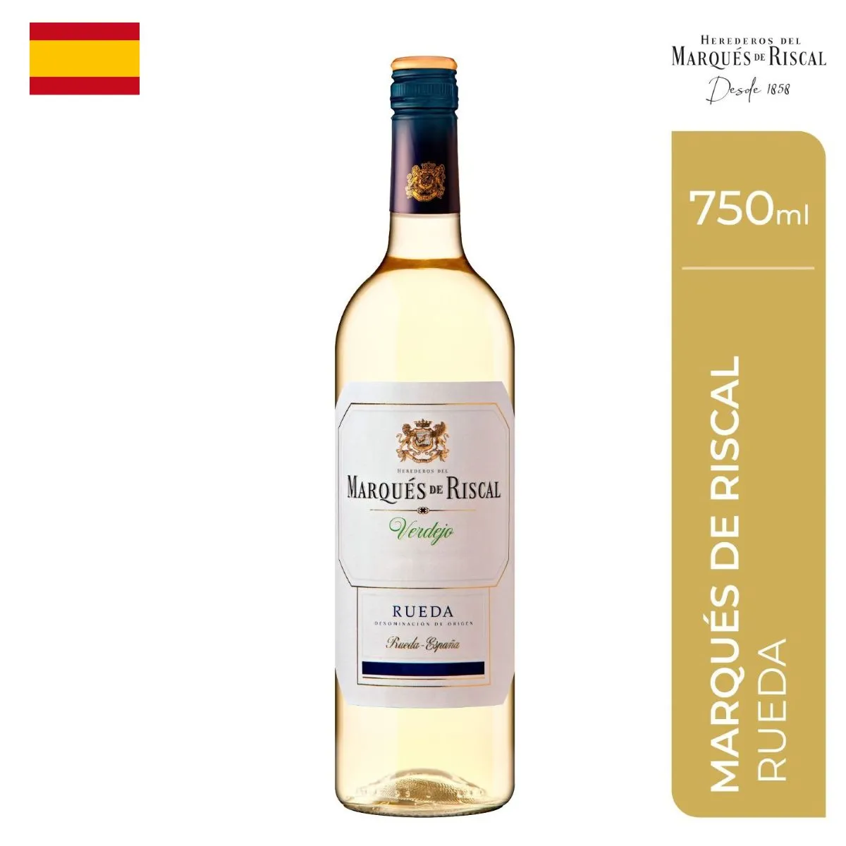 MARQUES DE RISCAL - Vino Marqués de Riscal Rueda Botella 750 mL