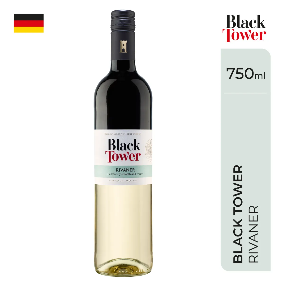 BLACK TOWER - Vino Blanco Black Tower Botella 750 mL