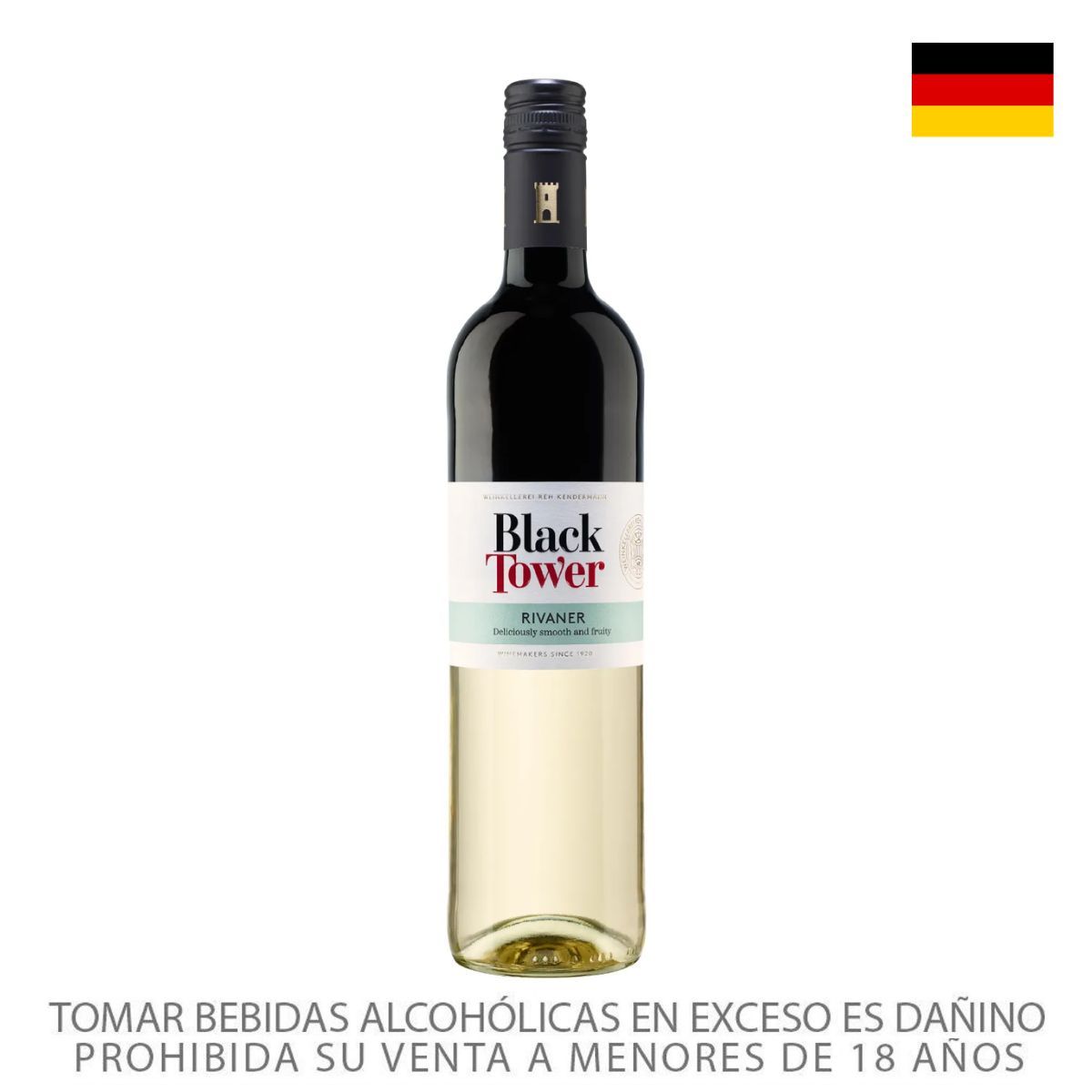 BLACK TOWER - Vino Blanco Black Tower Botella 750 mL