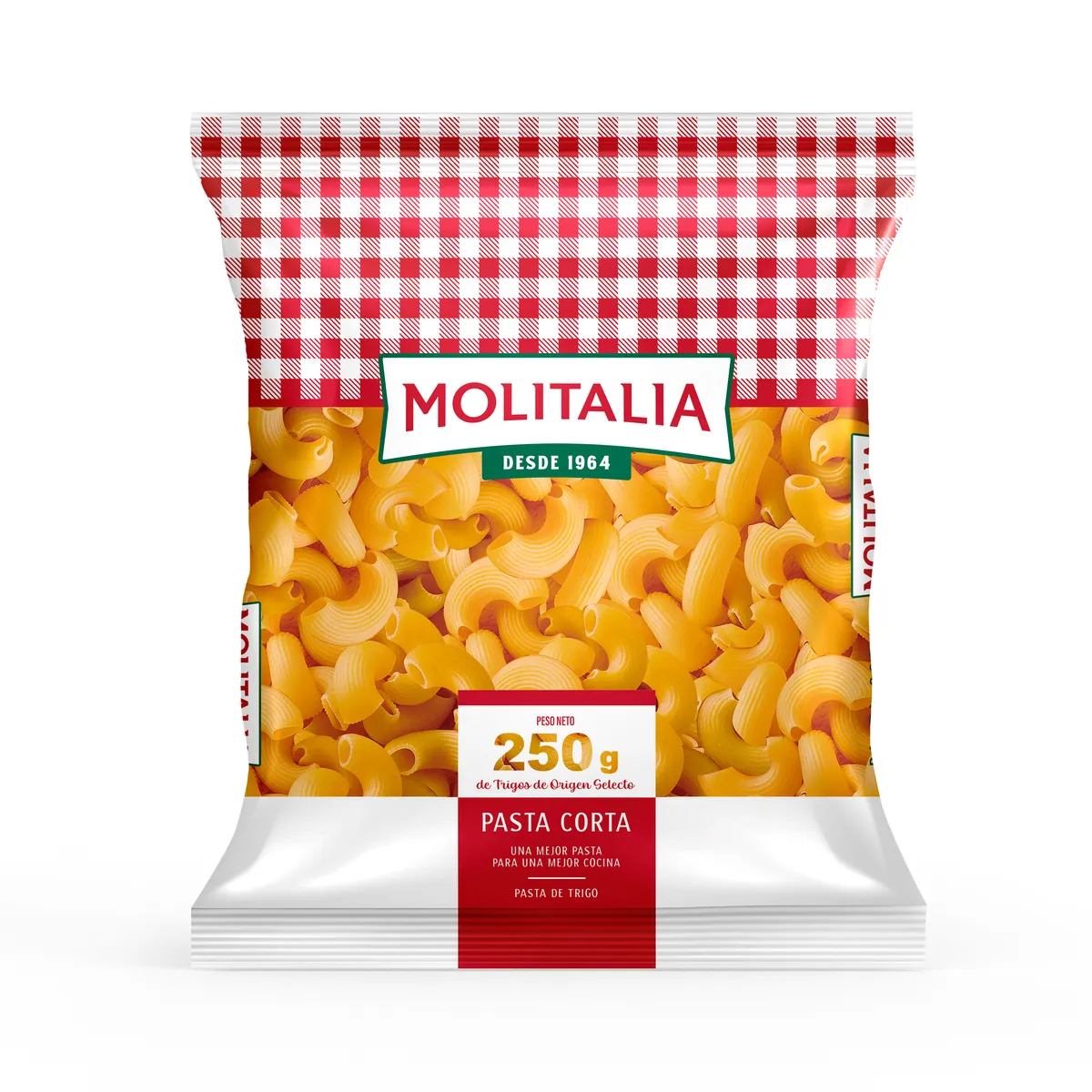 MOLITALIA - Fideo Codo Rayado Molitalia Bolsa 250 g