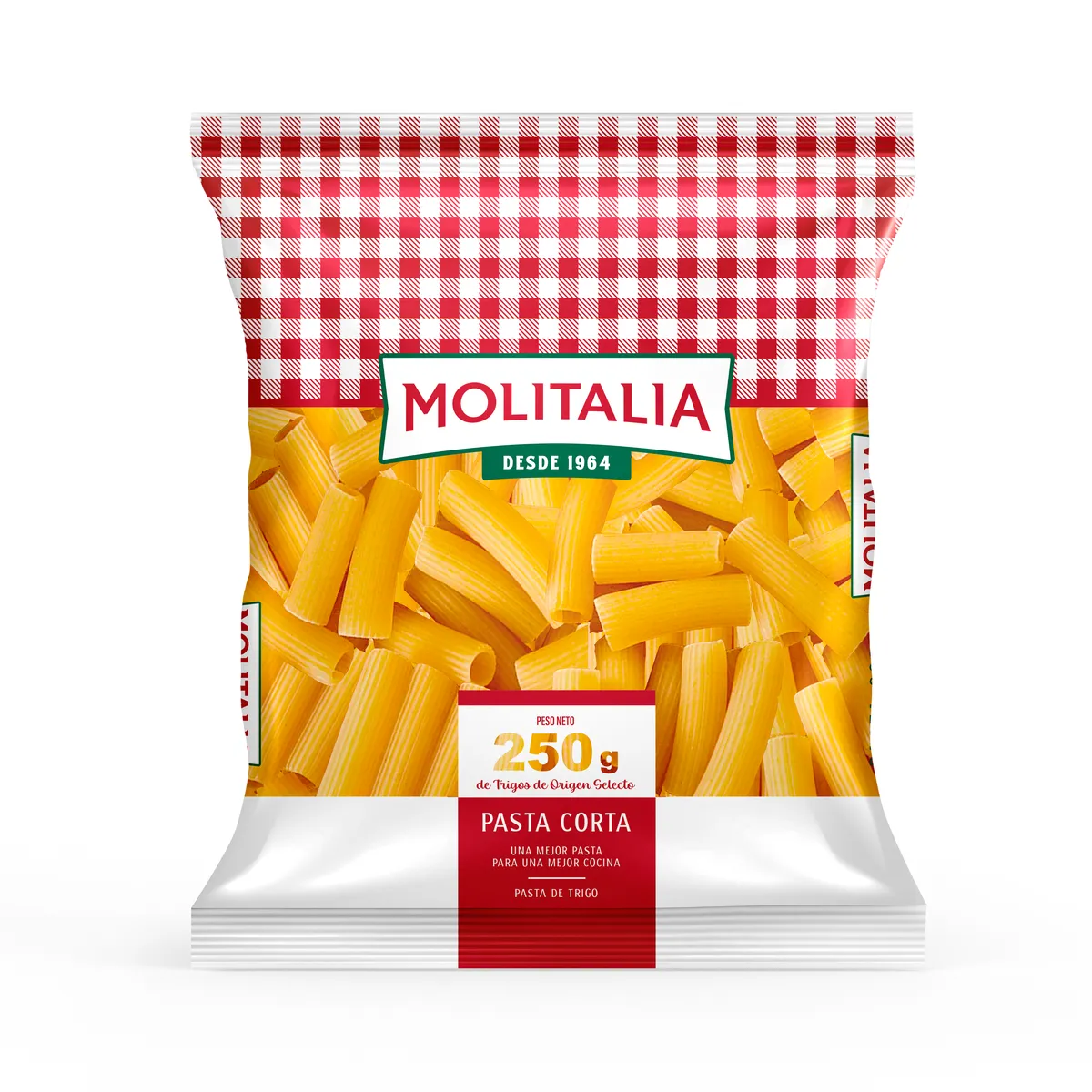 MOLITALIA - Fideo Rigatoni N° 75 Molitalia Bolsa 250 g