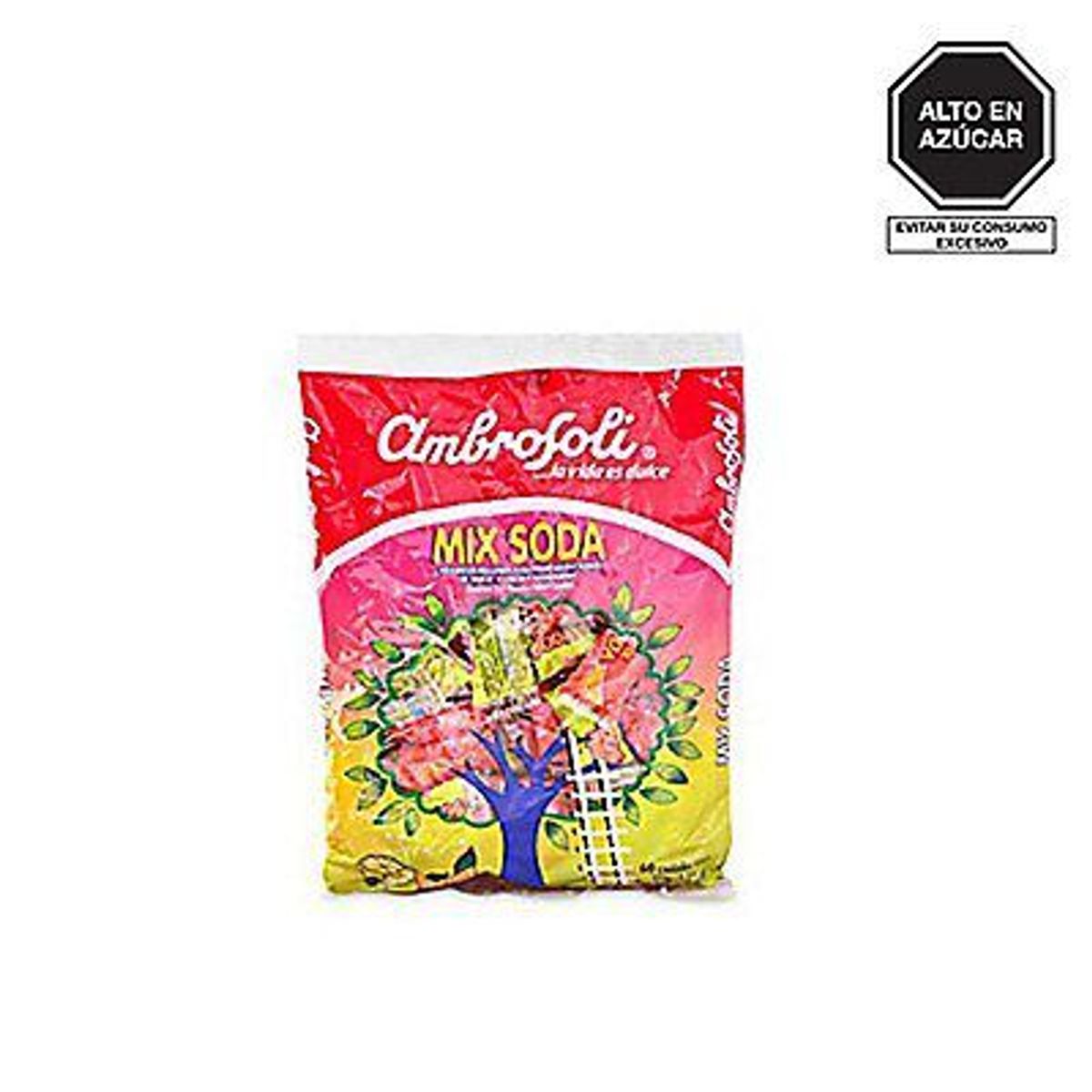 AMBROSOLI - Caramelos Mix Soda Ambrosoli 60 Unidades