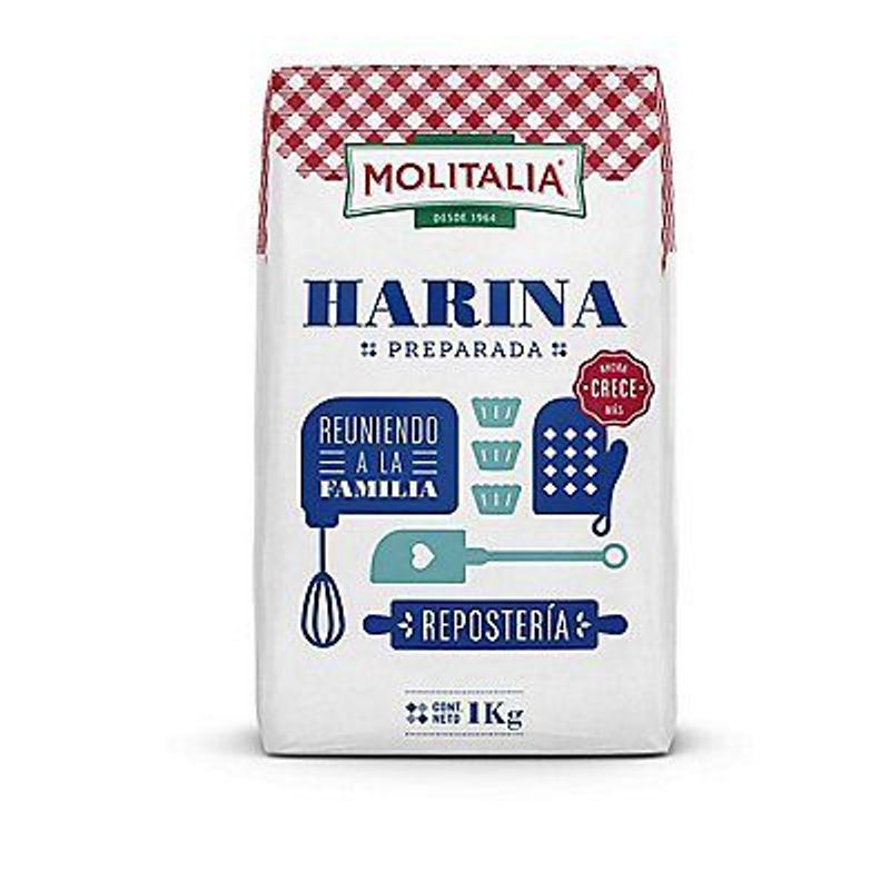 MOLITALIA - Harina Preparada Molitalia Bolsa 1 Kg