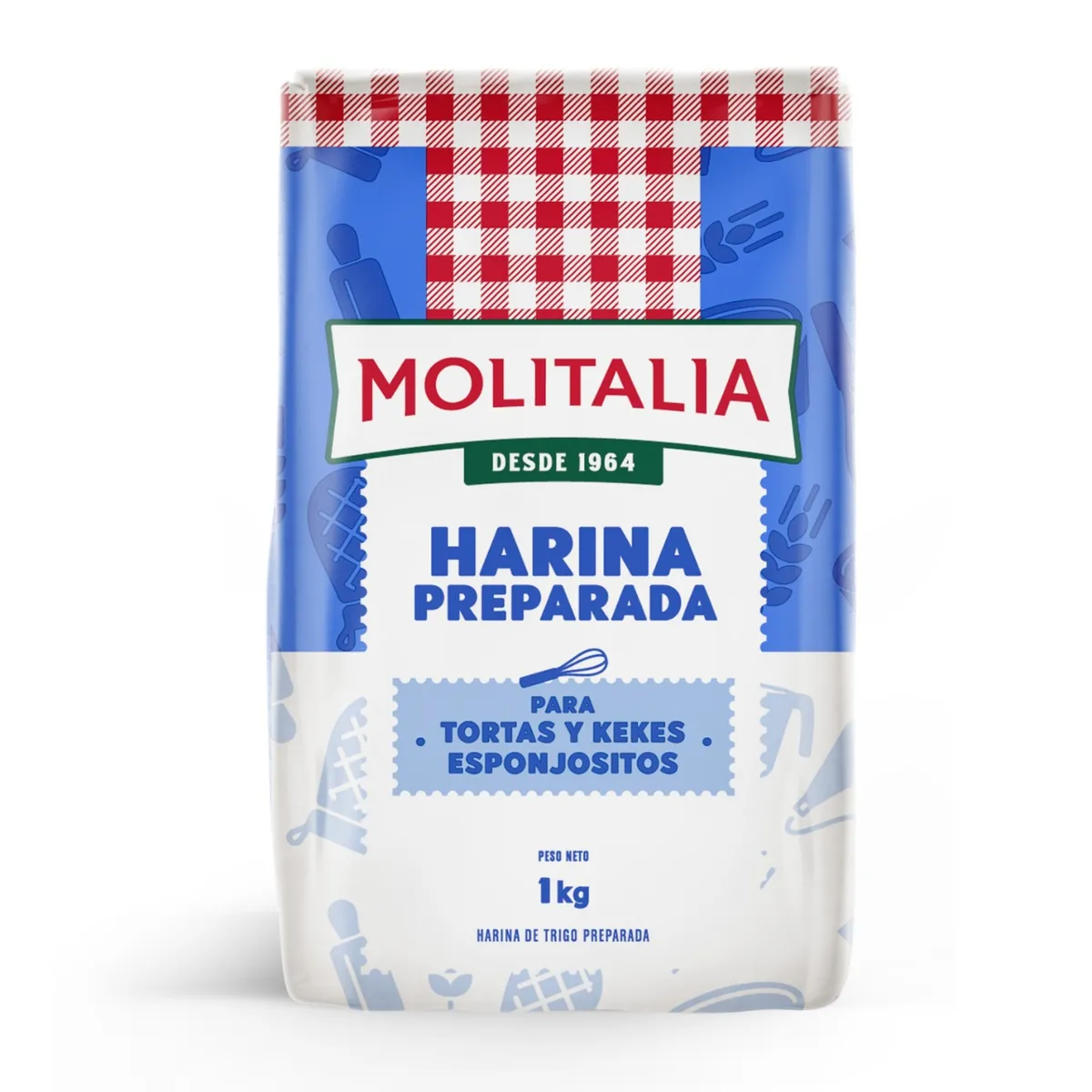 MOLITALIA - Harina Preparada Molitalia Bolsa 1 Kg