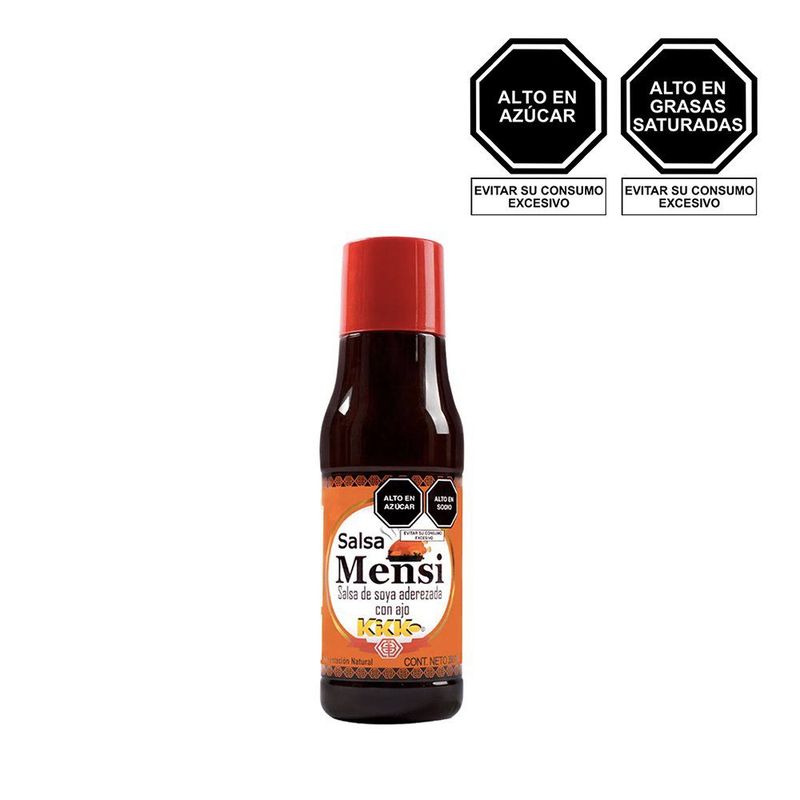 KIKKO - Salsa De Soya Mensi Kikko Frasco x 350 mL